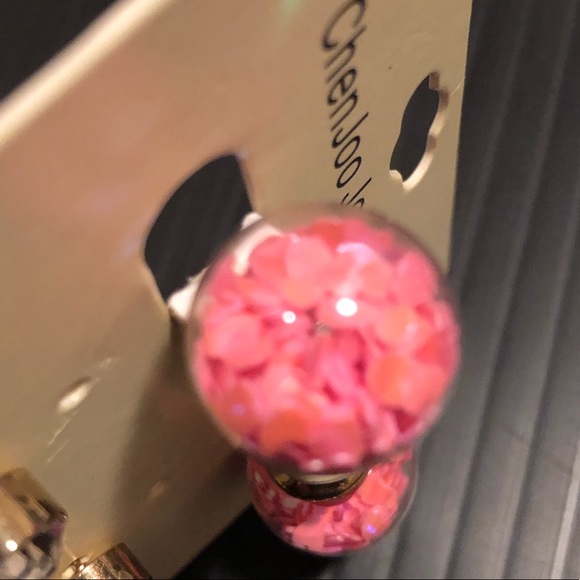 Gold Tone Reversible Stud Earrings and Stud Set - Picture 5 of 6